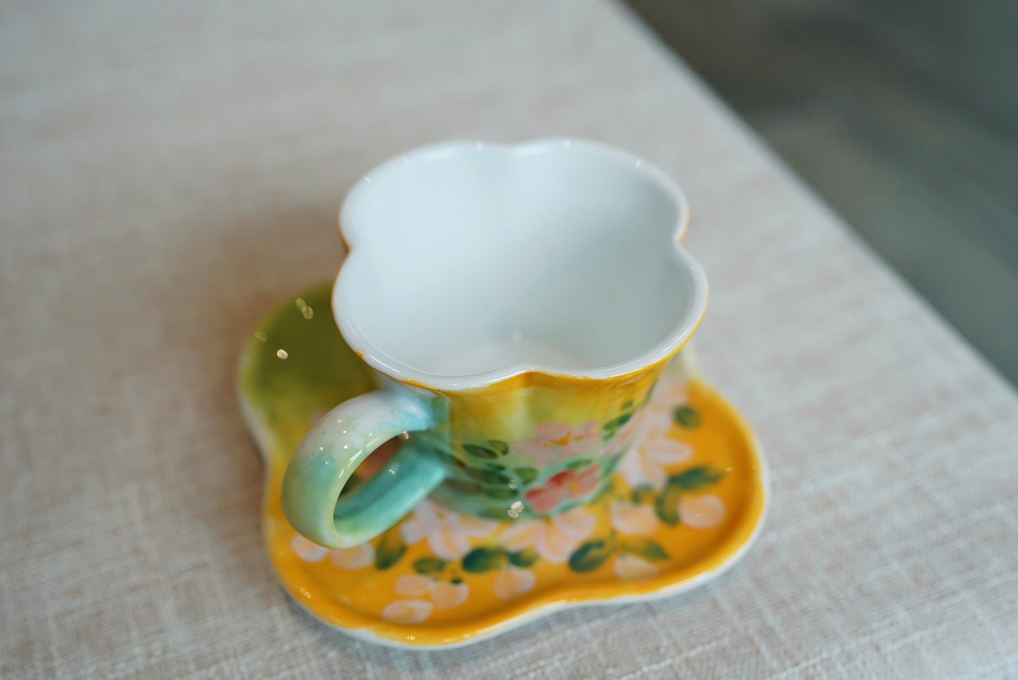 Handmade-Painted Ceramic cup