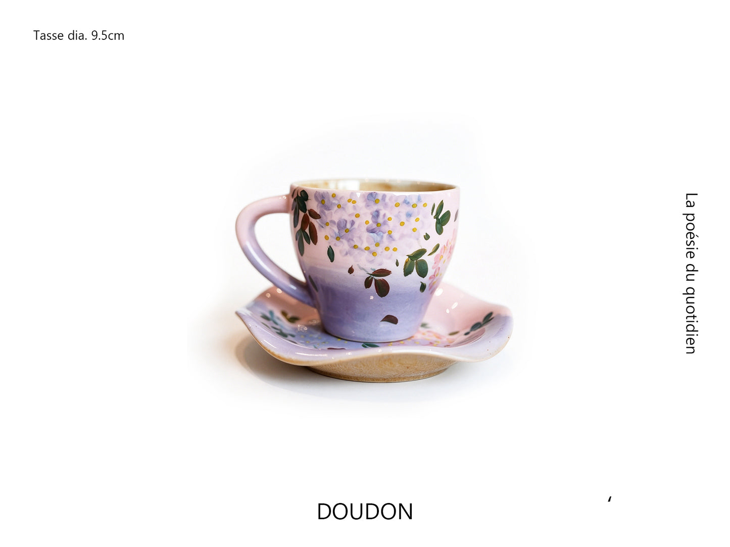 Handmade+Painted Tea/coffee Cup & Saucer